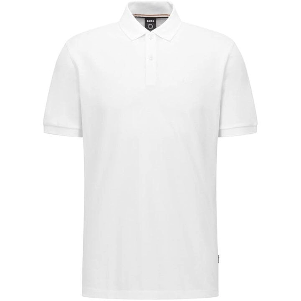 Hugo Boss Mens Pallas Polo Shirt - White